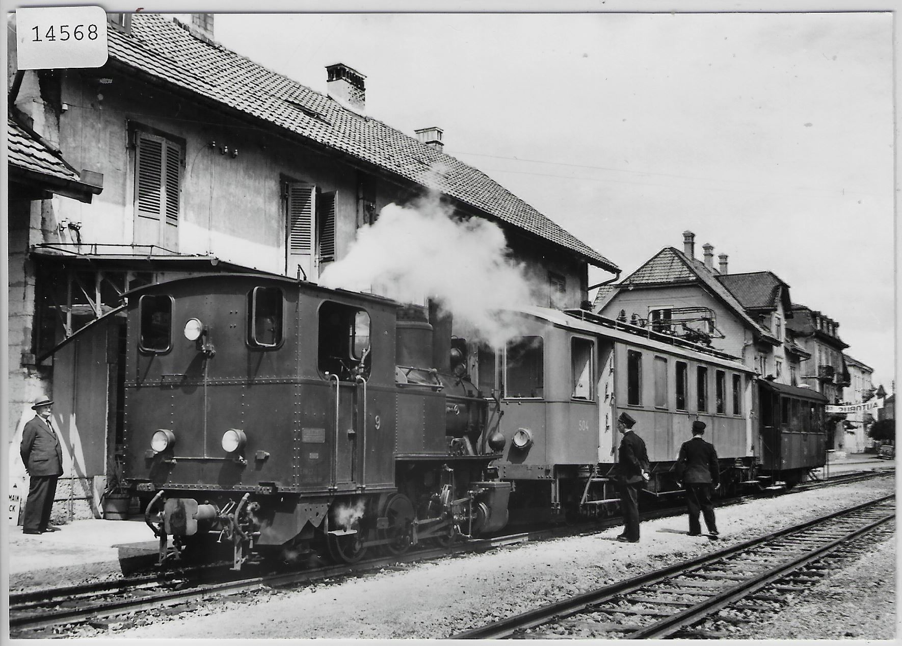 Ansichtskarten: Saignelegier, marche-concours G 3/3 9, – Gebraucht aus Ettingen von Kartenplanet