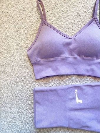 Seamless Leggings und Bra - Lustre Lavande