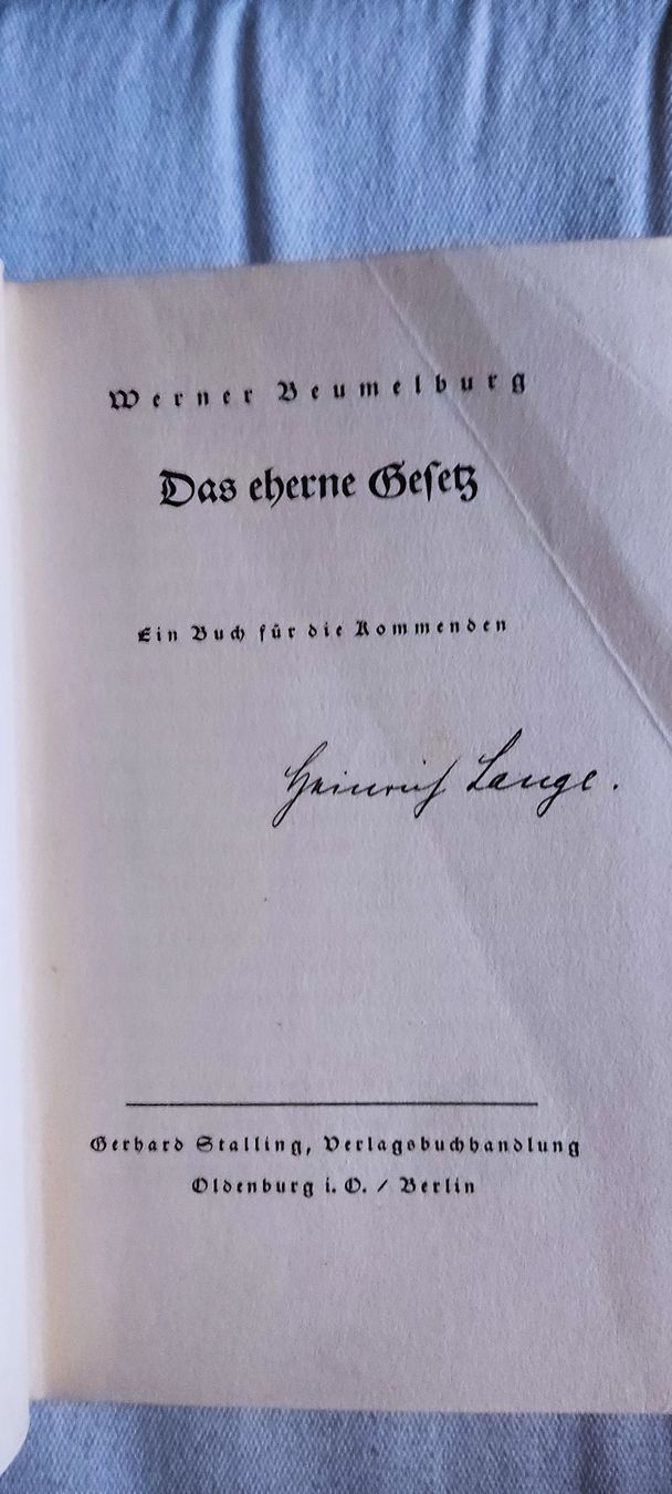 Libri: 7 Bücher von Werner Beumelburg – Usato da Zürich venduto da imago6912 8