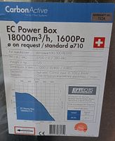 Carbon Active EC Power Box 18000m3/h 1600Pa L1000mm