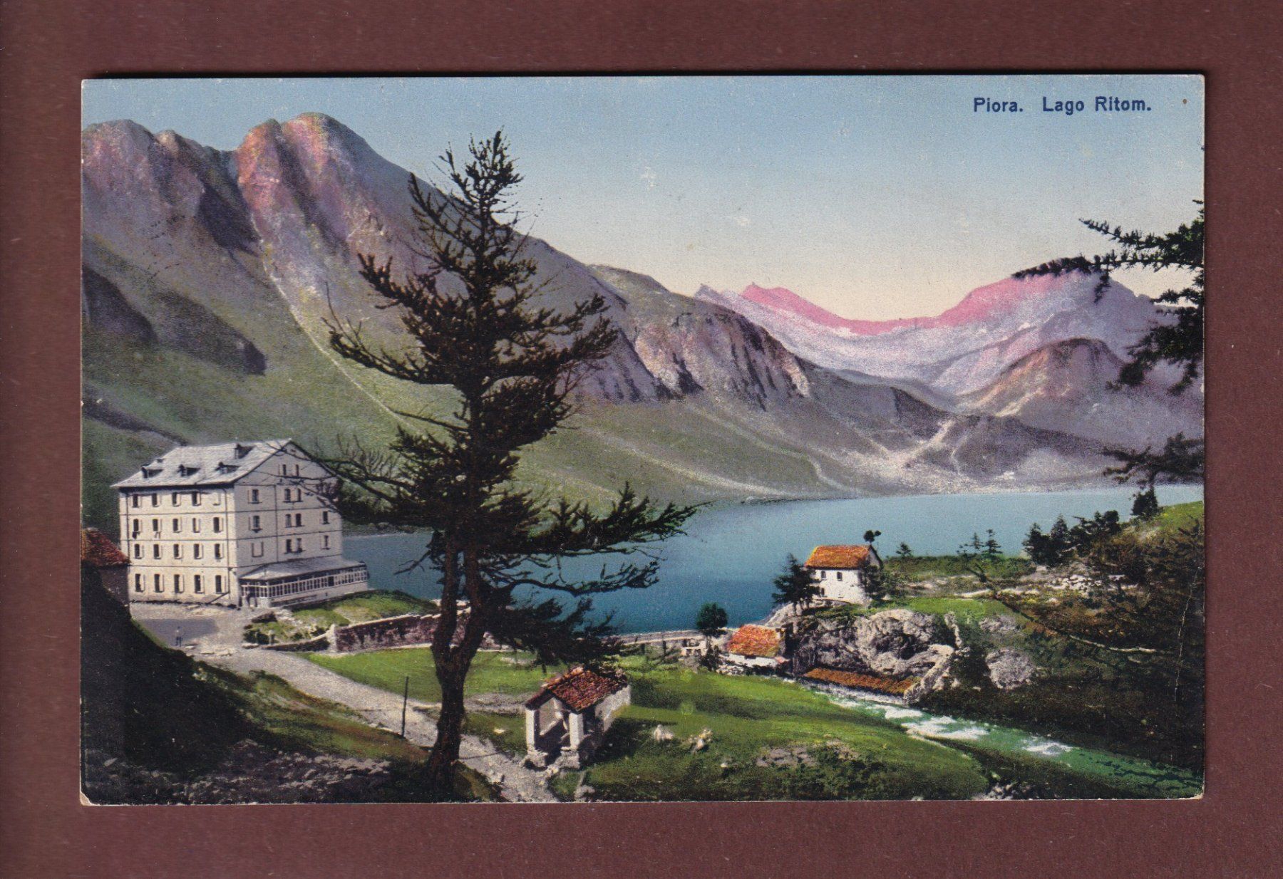 Cartoline postali: PIORA - Lago Ritom - Feldpost – Usato da Pully venduto da nicecards-shop
