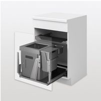 060 Peka Abfallsystem Oeko Complet 40+6+1.2 Liter anthrazit