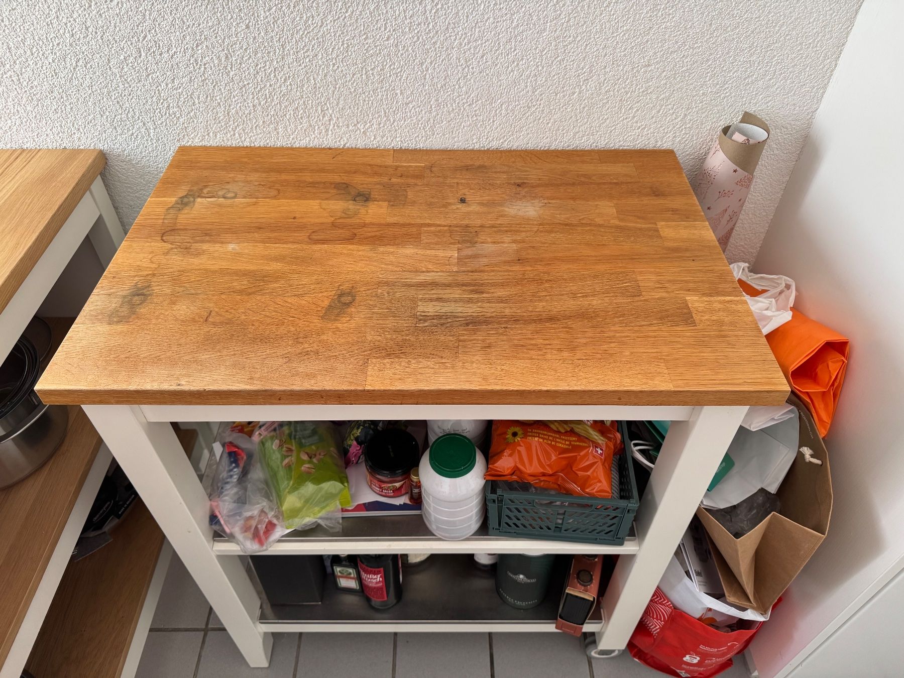 Ikea Cucine complete: IKEA Kücheninsel + Küchenwagen + 2 Barhocker – Usato da Zürich venduto da ahm_lqt9 4
