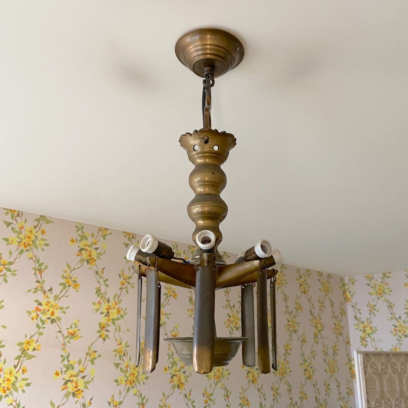 Kronleuchter & Deckenlampen: 🟢   Jüdischer Bronze-Leuchter – Gebraucht aus Zürich von trashtussi 1