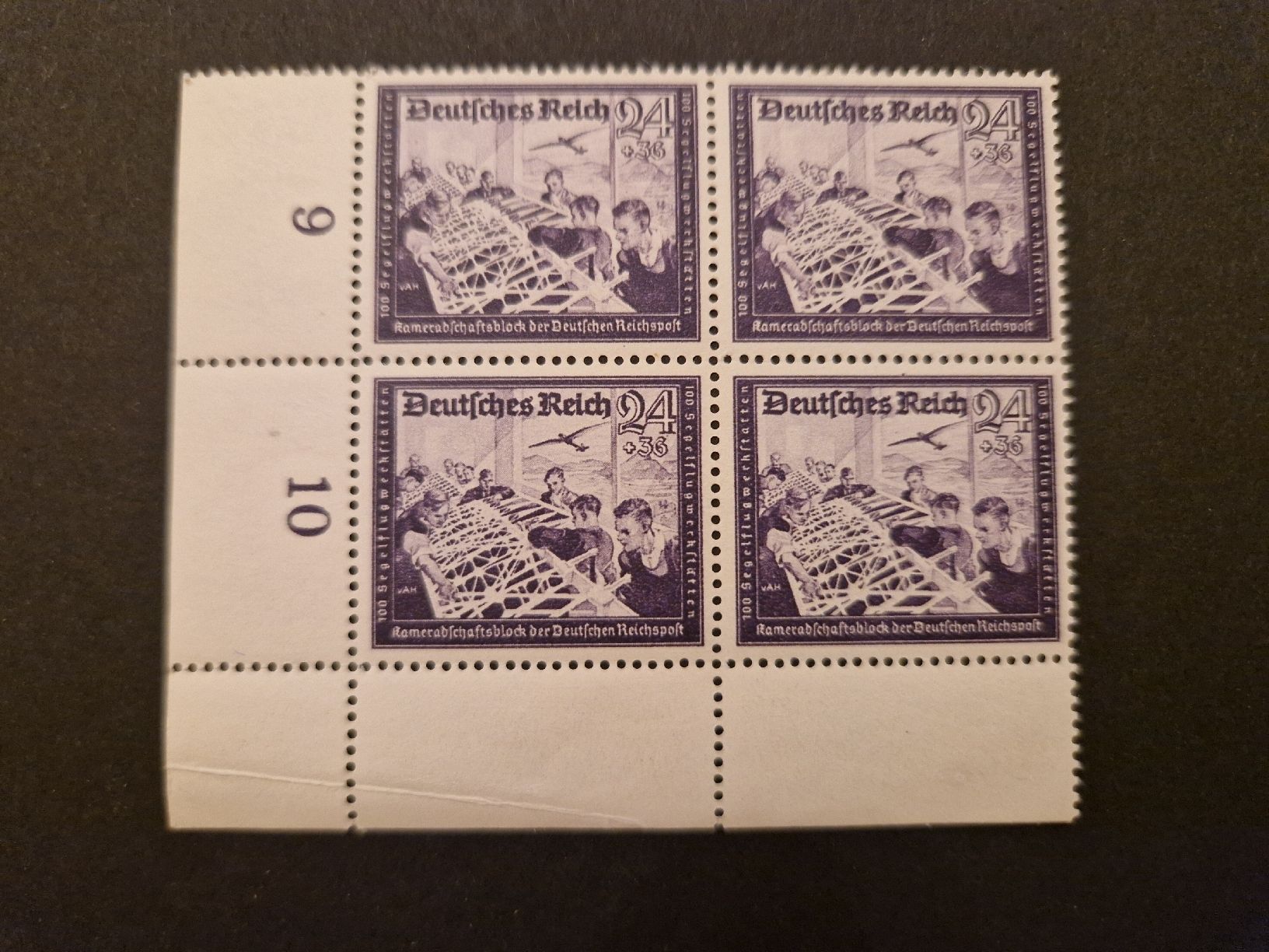Tous les timbres: Deutsches Reich Viererblock Briefmarken postfrisch – Neuf (Voir description) à St. Gallen par Enrico_SG