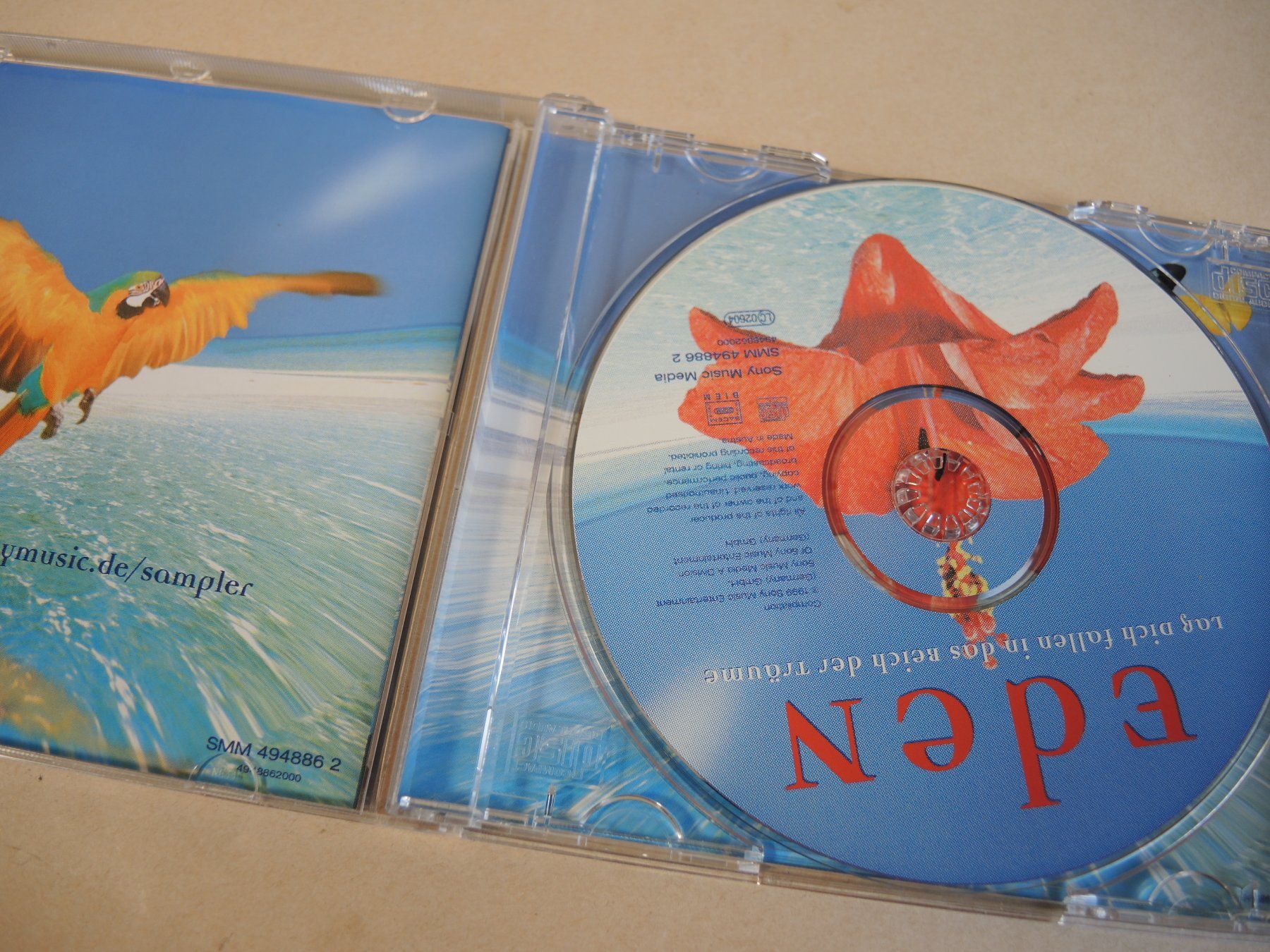 CD: Eden CD Sampler "Lass dich fallen in das Reich der Träume" – Usato da Rorschach venduto da maeck8 1