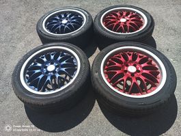 Alufelgen mit Reifen 225/45ZR17 94Y Hankook Venus 17 Zoll 