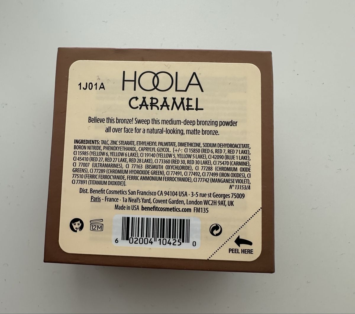 Maquillage: Benefit hoola caramel – Neuf (Voir description) à Courgevaux par missceline5 1