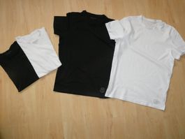 Tom Tailor T-Shirts, Schwarz & Weiss, Grösse S