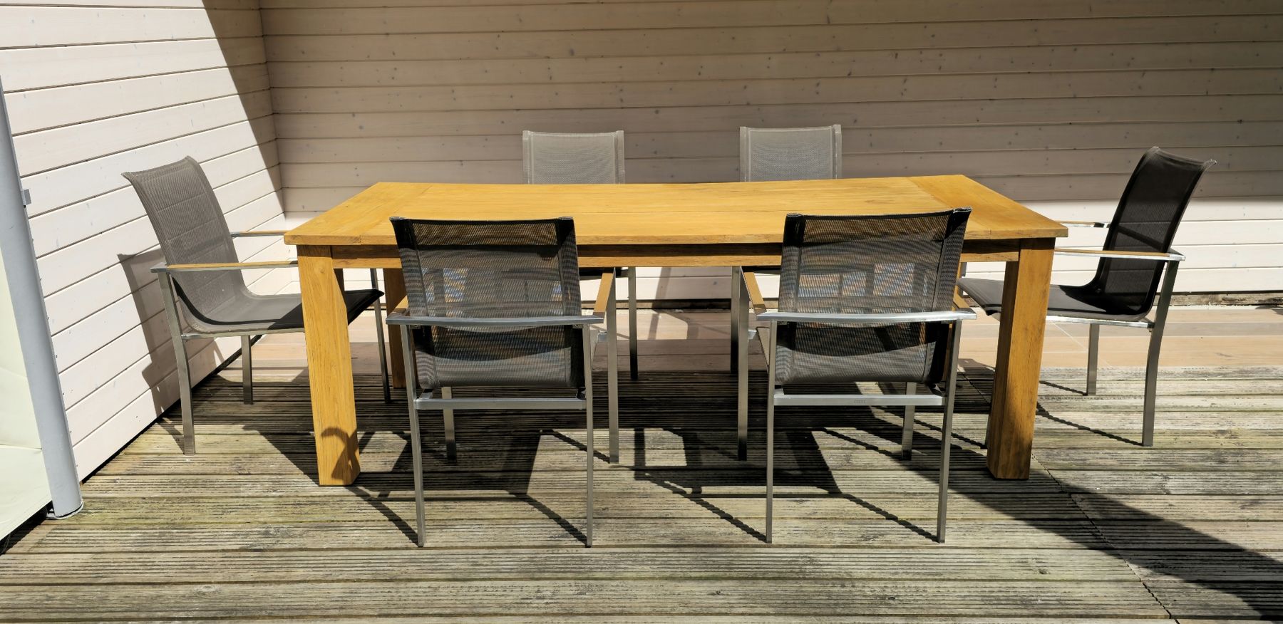 Tavoli: Gartentisch mit 6Stühlen (Teakholz) – Usato da Etzgen venduto da juj_b678 3