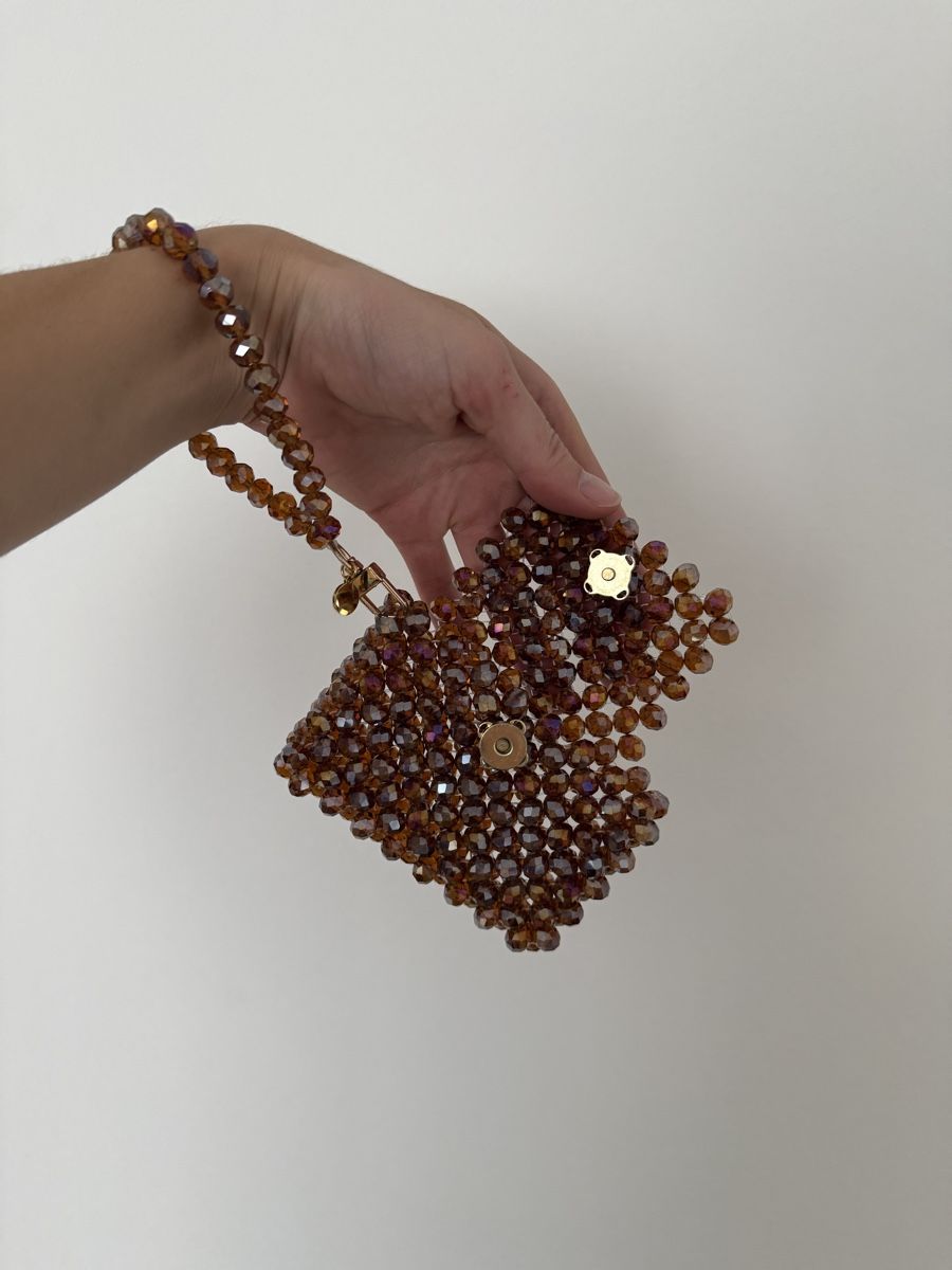Borse da donna: Mini Perlen-Clutch von Bonnie Wild – Usato da Zürich venduto da db1992 2