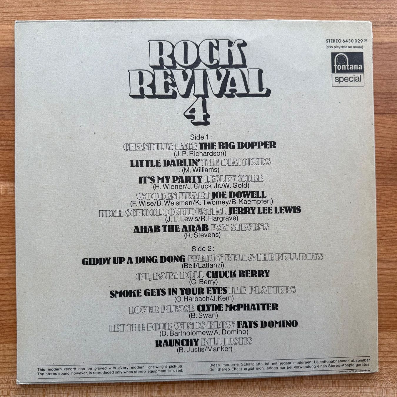 Dischi in vinile: ROCK REVIVAL 4 – Usato da Zürich venduto da fehlton 1