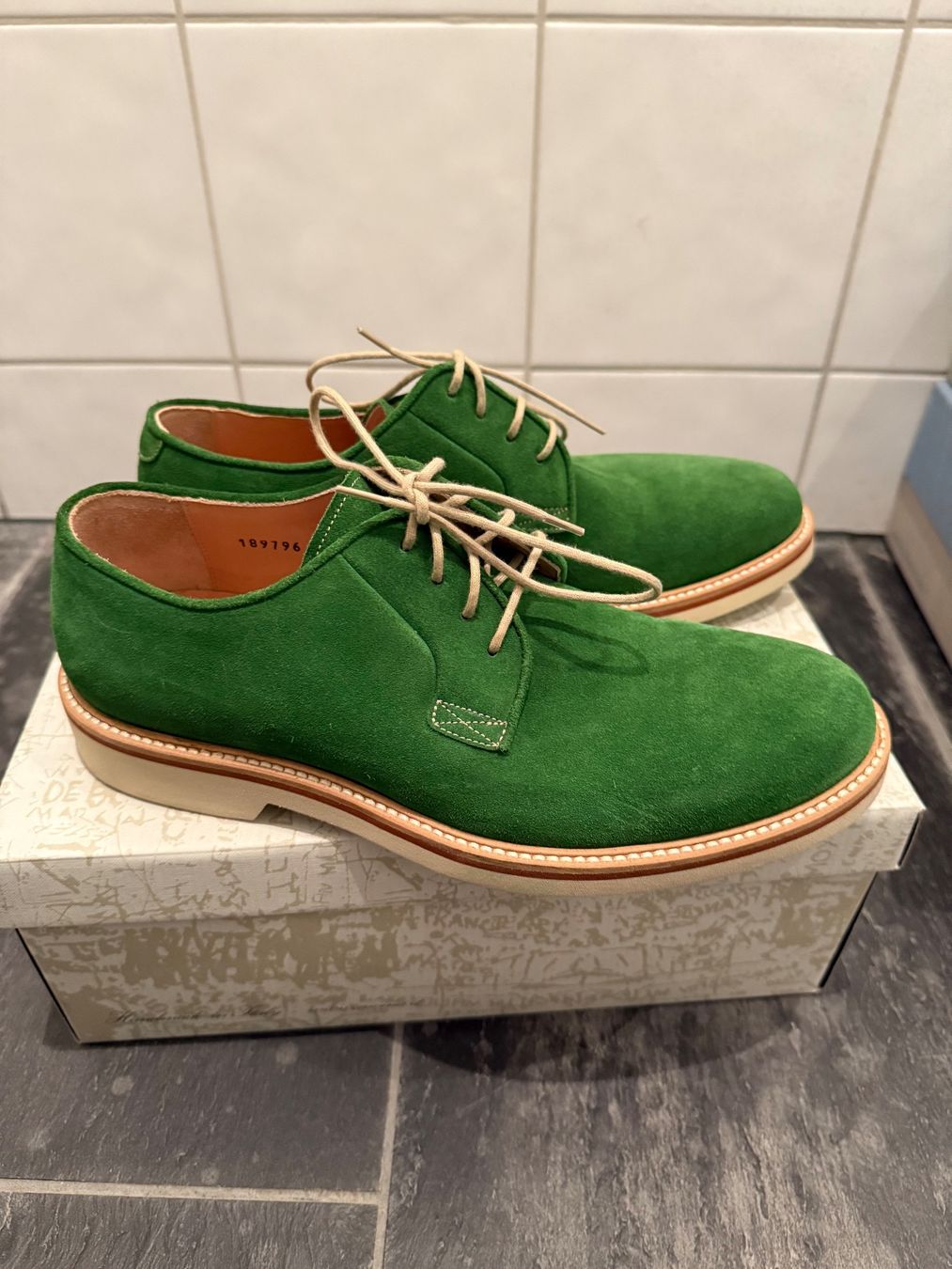 Benelli Herrenschuhe: Grüner Schnürer Benelli Gr. 41 – Gebraucht aus Chur von spicebone 2