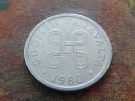 FINLANDE  5  Pennia  1980