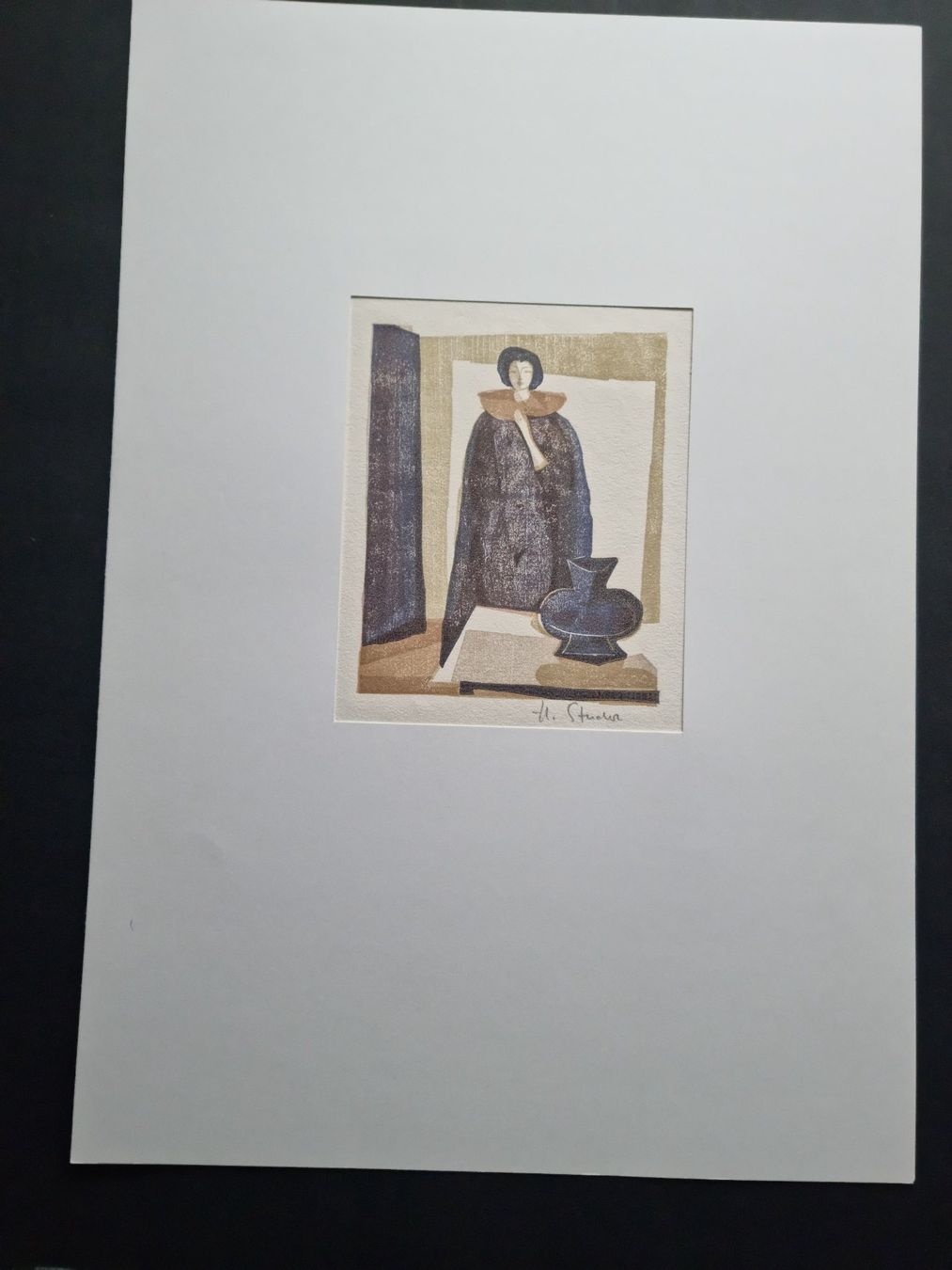 Xilografie: HANNS STUDER FARBHOLZSCHNITT SIGNIERT NUMMERIERT – Usato da Gersau venduto da grafik-kunst 1