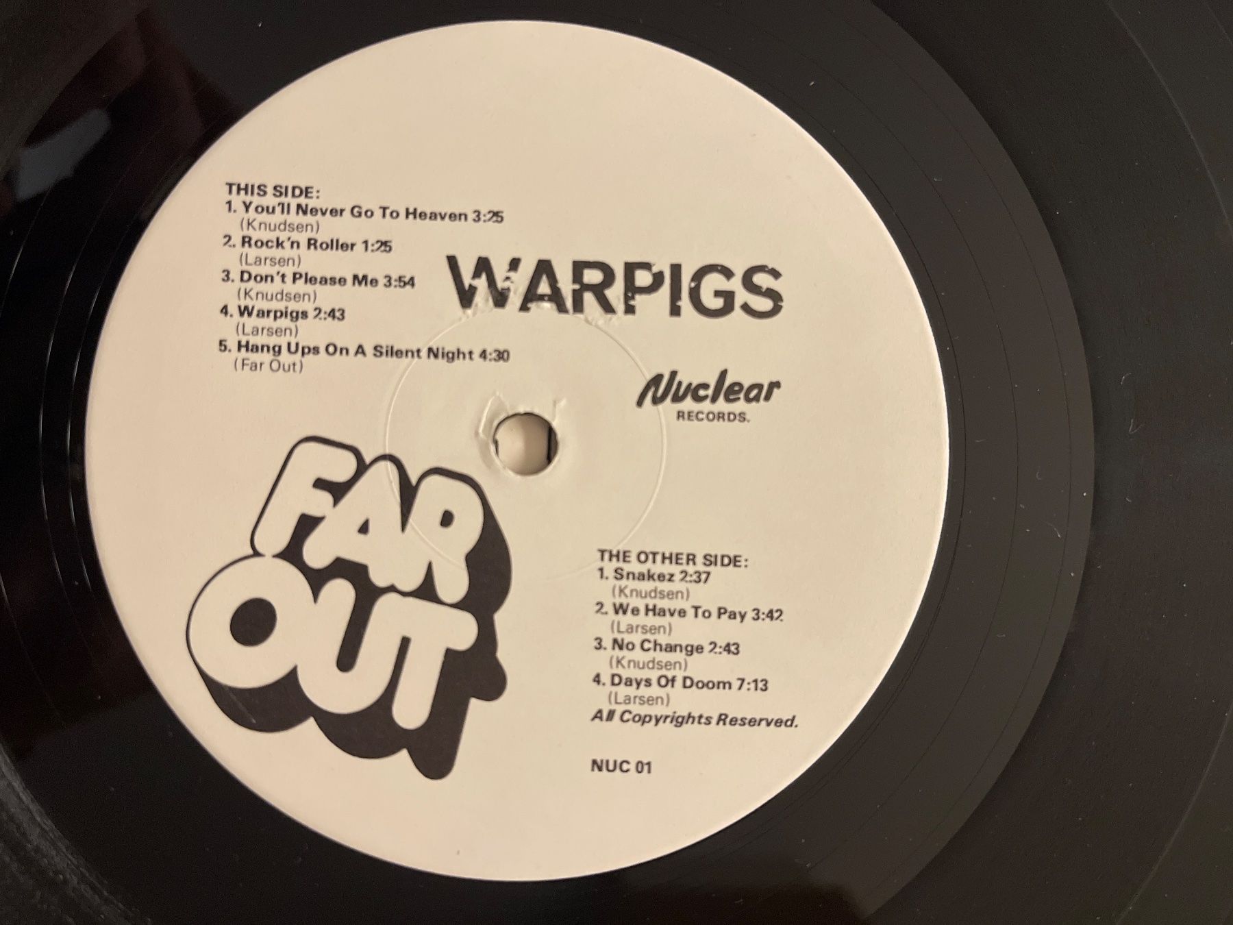 Dischi in vinile: S1565/Warpigs - Far Out – Usato da Frutigen venduto da Philippe_jsp 3