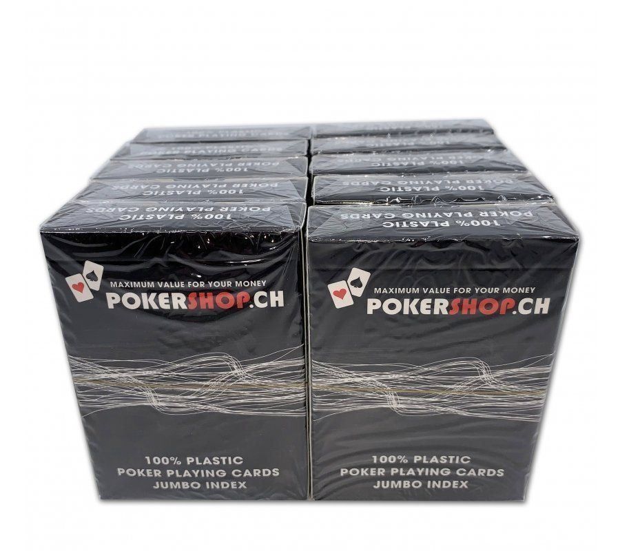 Giochi: Profi Pokerkarten 100% Plastik – Nuovo e nell'imballaggio originale da Steffisburg venduto da MEB-Trade