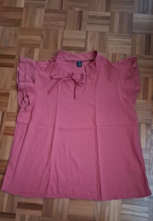Blouse Shein vieux rose/Bluse Shein altrosa