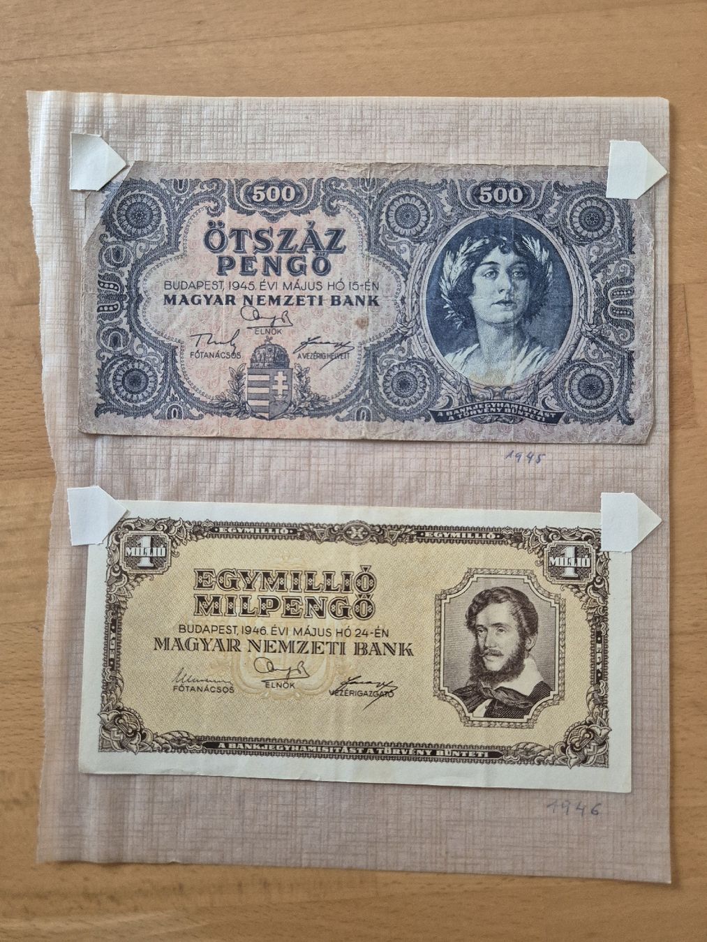 Billets de banque: 16 alte Noten, div. – D'occasion à Vilters par Fleiflomi 8