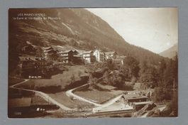 1925, LES MARECOTTES, LA GARE (rücks. ORTS-0)