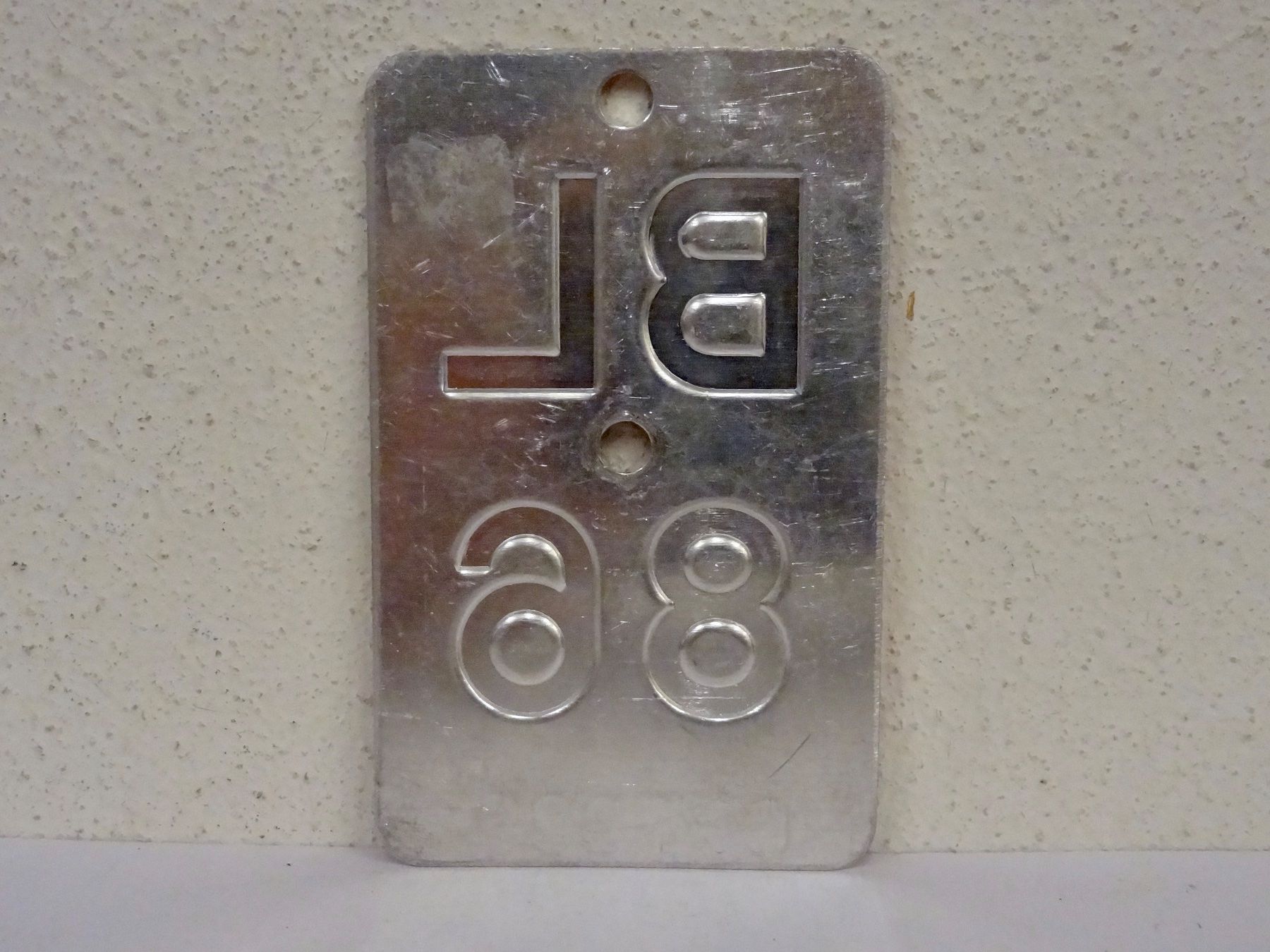 Schilder: BL 86 VELONUMMER - FAHRRADSCHILD – Gebraucht aus Kerzers von zimmergruen 1
