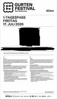 1 Tagespass FREITAG 17.Juli 2026 | GURTENFESTIVAL