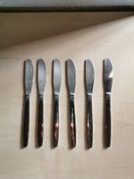 6er Set Buttermesser Edelstahl