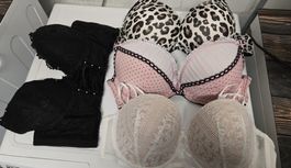 BH/ Bustier Set 9 teilig Cup C/D 85-95