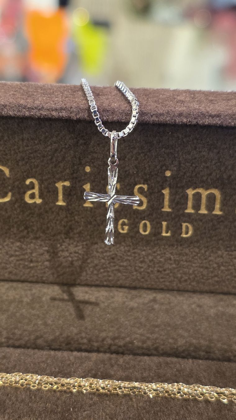 Catenine: Kreuz weisses Gold – Nuovo e nell'imballaggio originale da Hemmental venduto da GoldundGlanz 3