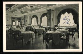 AK St. Moritz, Carlton, Speisesaal
