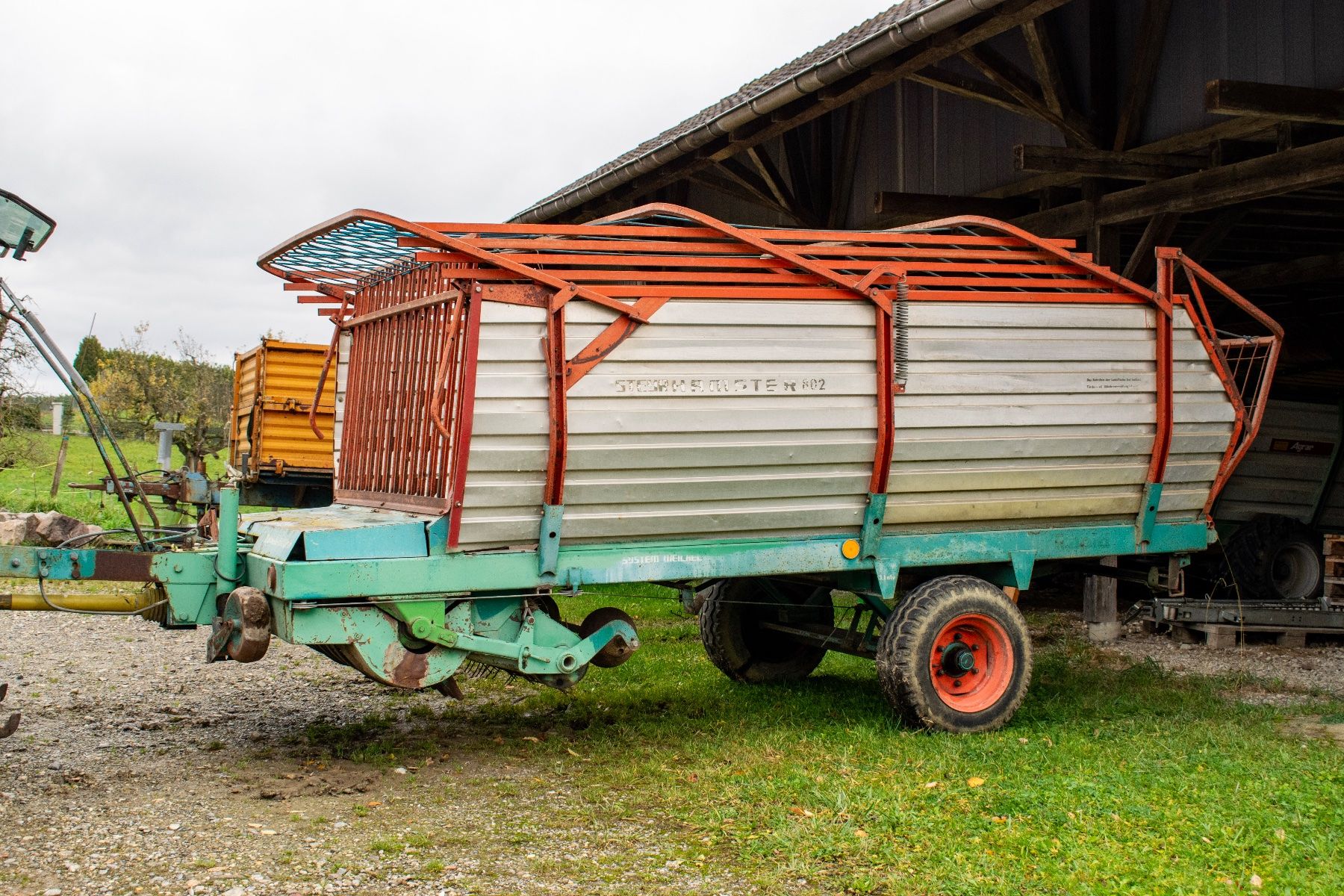 Steyr Rimorchi: Steyr Hamster 802 Ladewagen – Usato da Wittnau venduto da N.Martinsson 1