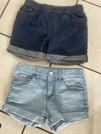 2 Jeans Shorts, Sommer, Mädchen, Gr. 146Bonprix Top