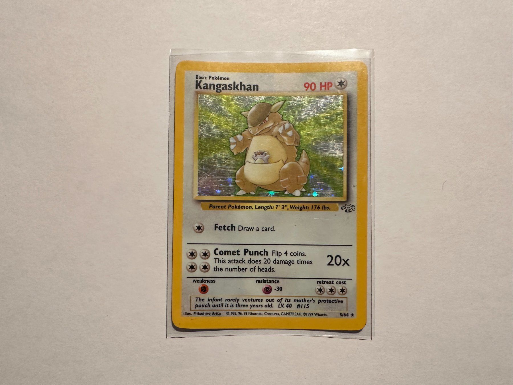 Pokémon Carte collezionabili: Kangaskhan holo Jungle EN – Usato da Hagendorn venduto da Pokecollectorch