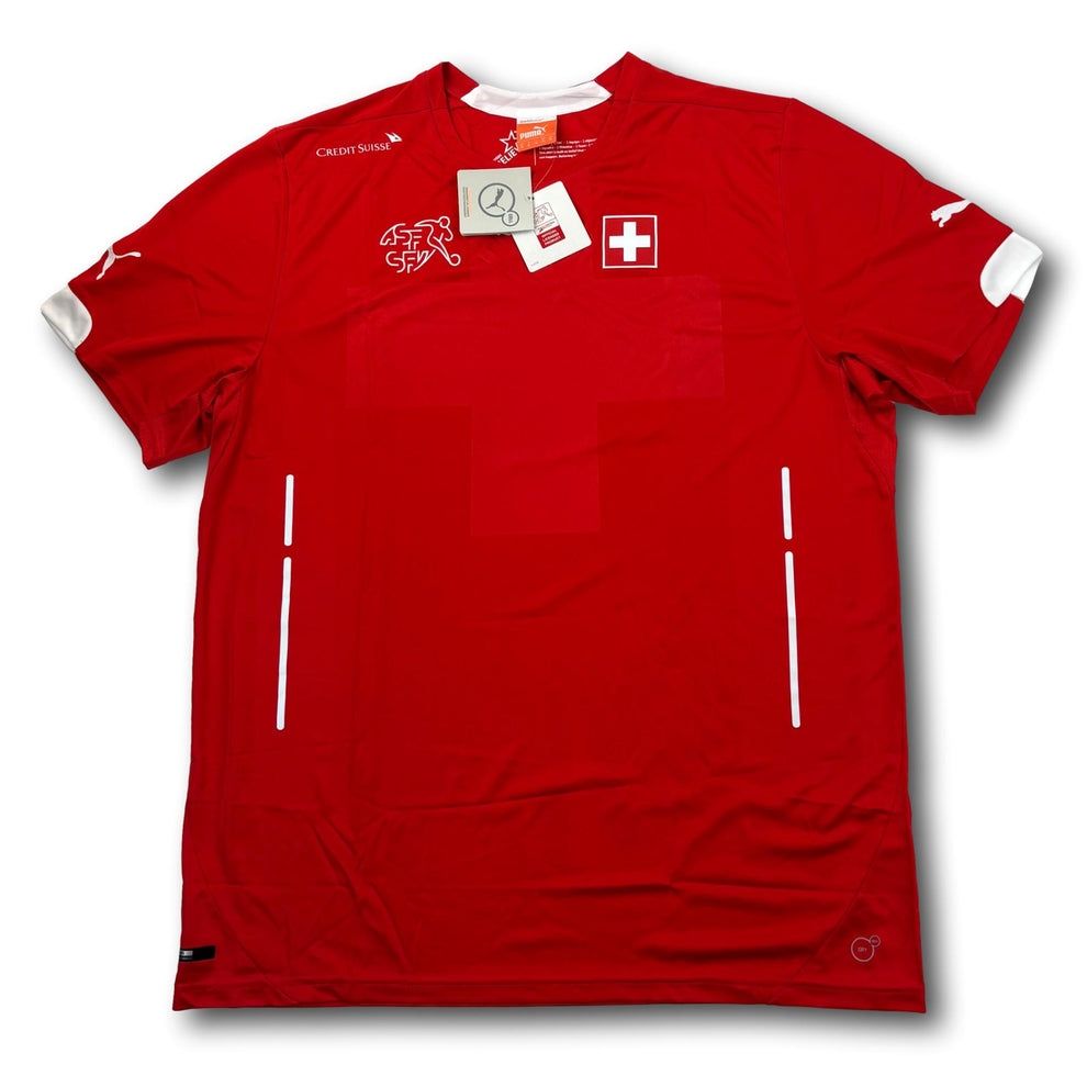 Canottiere & Pantaloni: Schweiz - 2014-15 - Heim - XL - Puma – Usato da Bolligen venduto da ToTheJerseyEquipment
