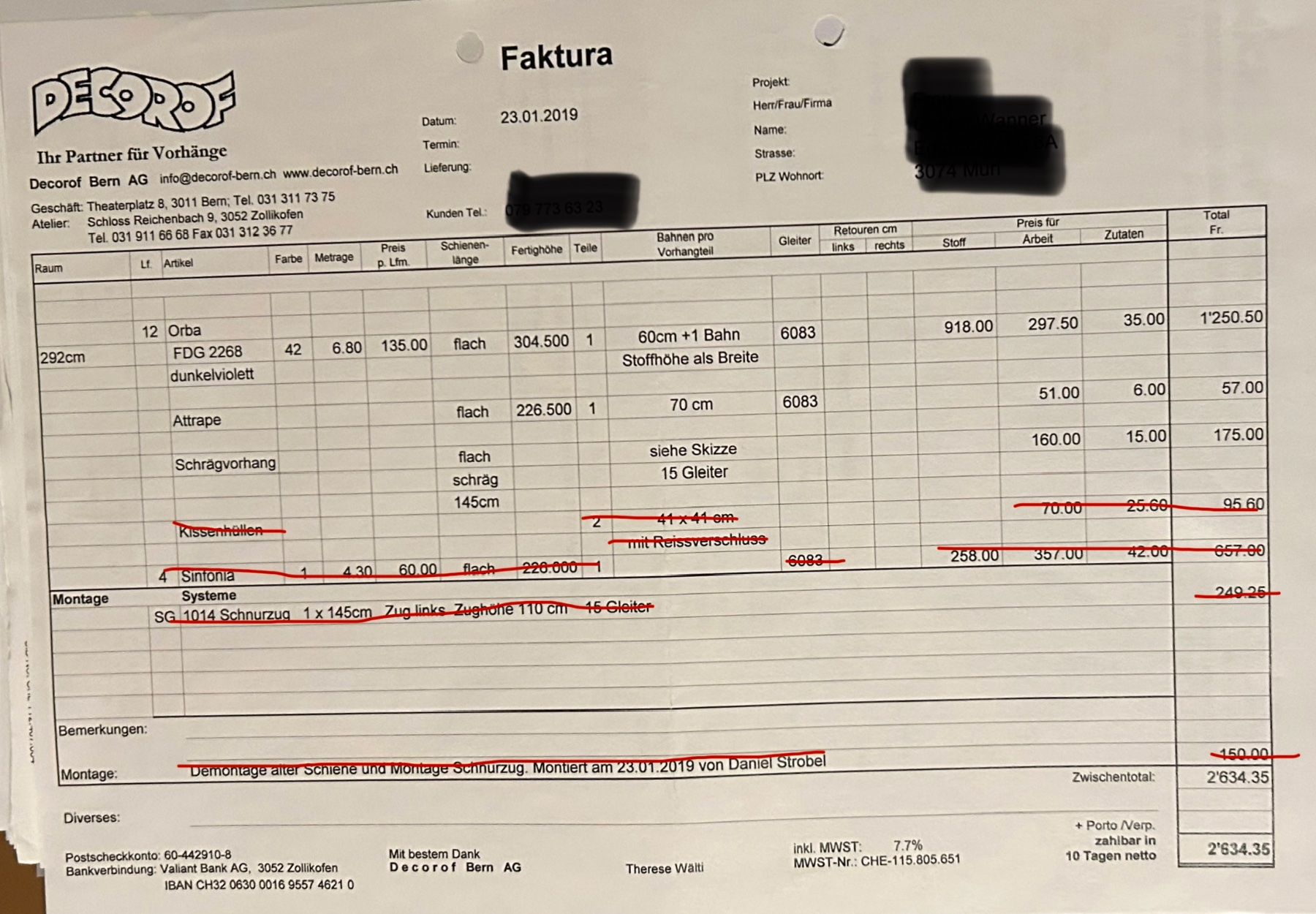 Vorhänge: Dunkeviolette Spezialvorhänge oder Vorhangstoff zum abändern – Gebraucht aus Bern von Chuerbis 8