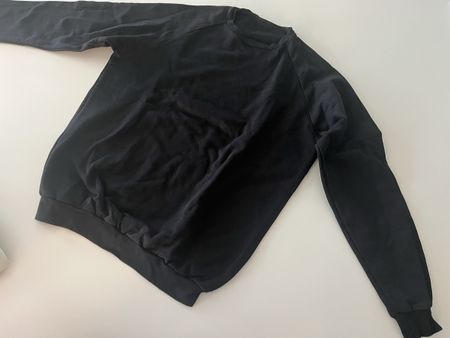 Schwarzer Pullover, unisex, Gr.M, neu handmade😊