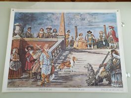 Schulwandbild Nr. 166 Lebensstil um 1650