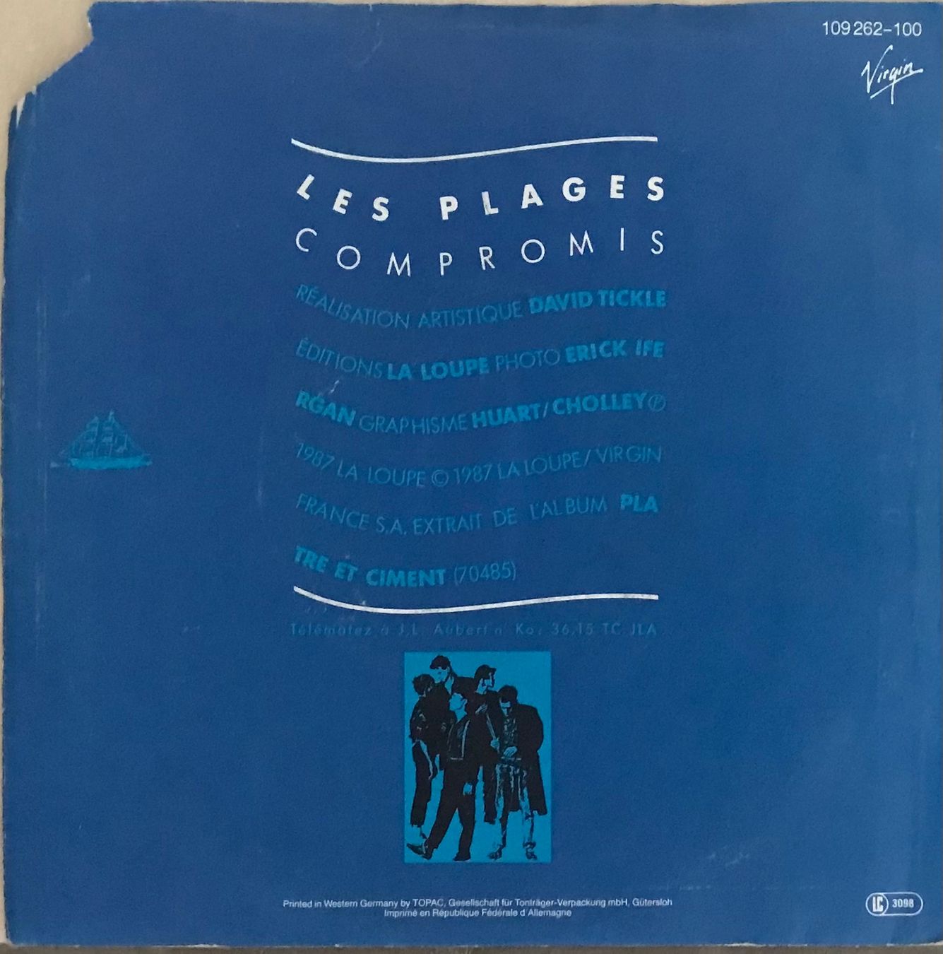 Dischi in vinile: JEAN LOUIS AUBERT 'N KO - LES PLAGES – Usato da Bussigny venduto da vinyl-pas-cher 1