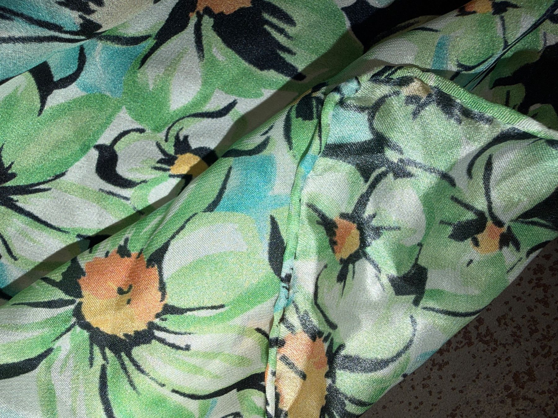 Foulard & Sciarpe: Seiden Schal handroliert neu – Nuovo (secondo la descrizione) da Dornach venduto da samuti 1
