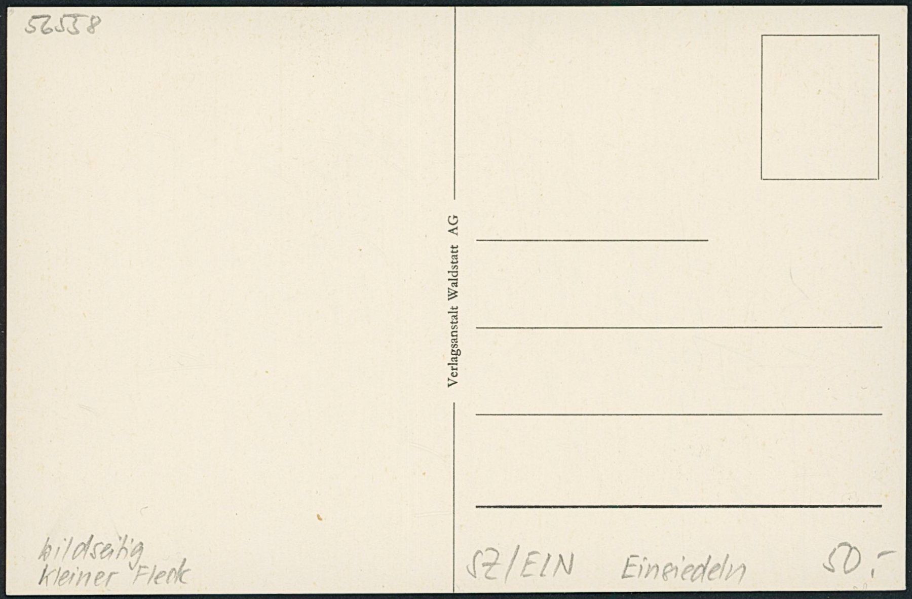 Cartoline postali: SZ Einsiedeln – Nuovo (secondo la descrizione) da Schindellegi venduto da leecollect 1