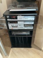 Komplette Hitachi Hi-Fi Stereoanlage mit Rack aus den 80gern