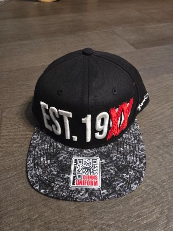 Djinns Cap Snapback schwarz gemustert gebraucht