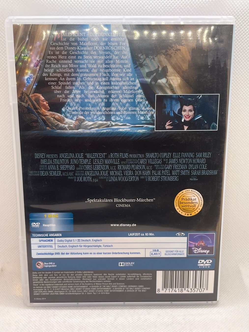 Tutti i DVDs: Maleficent - Die dunkle Fee DVD – Usato da Hinterkappelen venduto da Kim1992 1