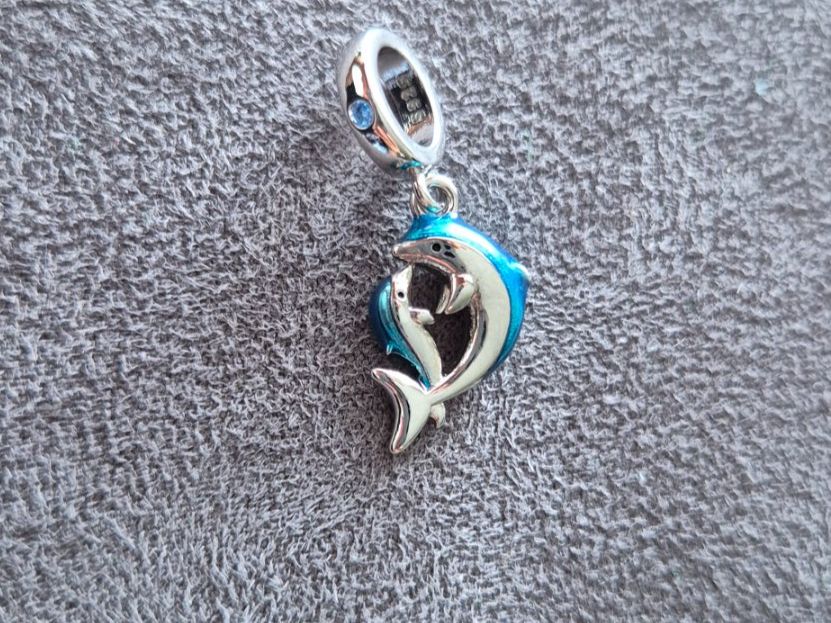 Ciondoli: Silber Charm Delfine +Garantie – Nuovo (secondo la descrizione) da Rotkreuz venduto da Carbone_Bijou-Shop 2
