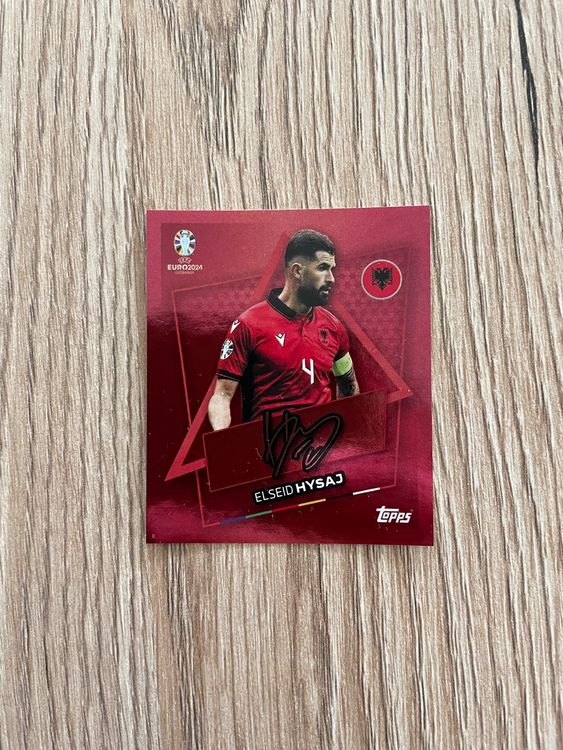 Topps Euro EM 2024 / SIGNATURE ELSEID HYSAJ / ALB SP / RARE (Neu ...