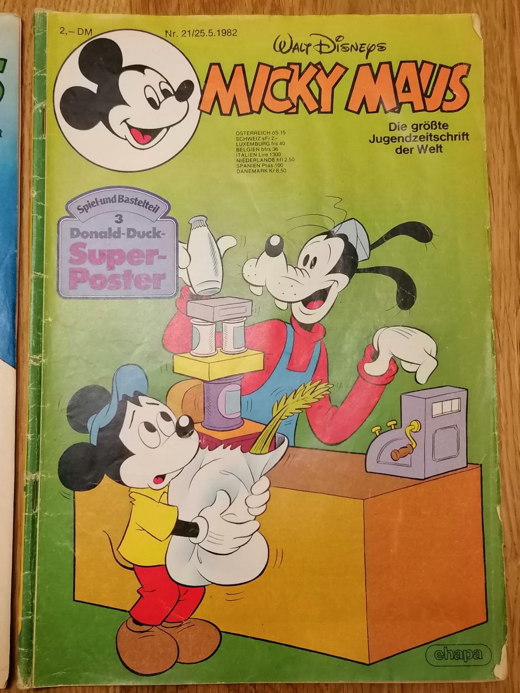 Fumetti: Micky Maus Hefte 1982 - 4 Stk. Ohne Beilage – Usato da Basel venduto da vintagecollector 2