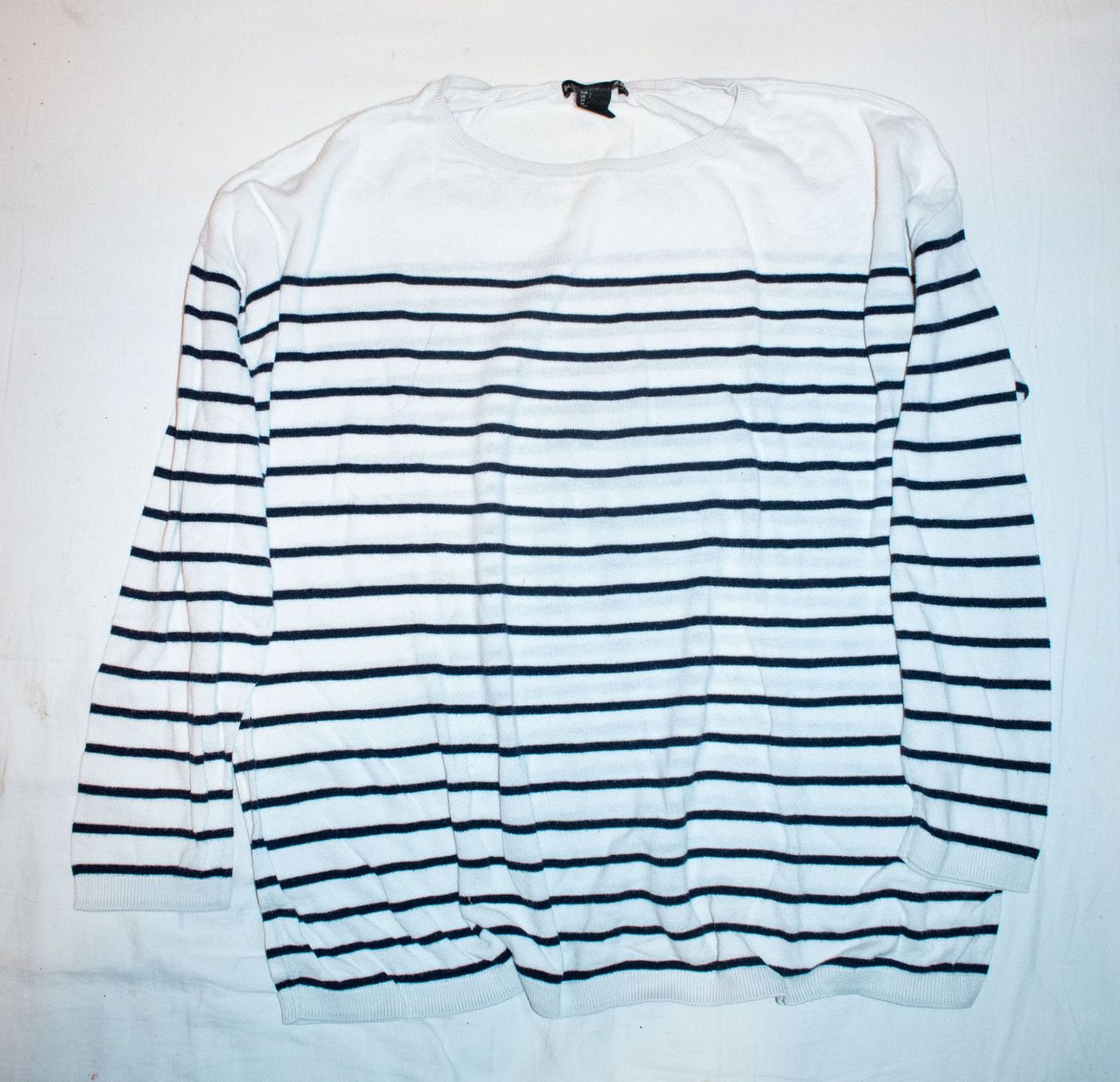 H&M Maglioni & Felpe: Pullover Damen Baumwollpullover dünner gestreift – Usato da Biel/Bienne venduto da tim_pww5