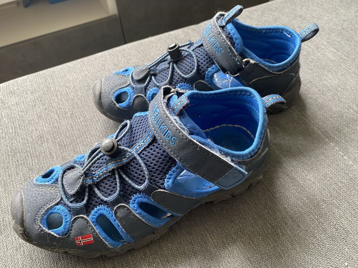 Scarpe da uomo: Trekkingsandalen Trollkids, Gr.34, top – Usato da Schöfflisdorf venduto da ast_jfj7