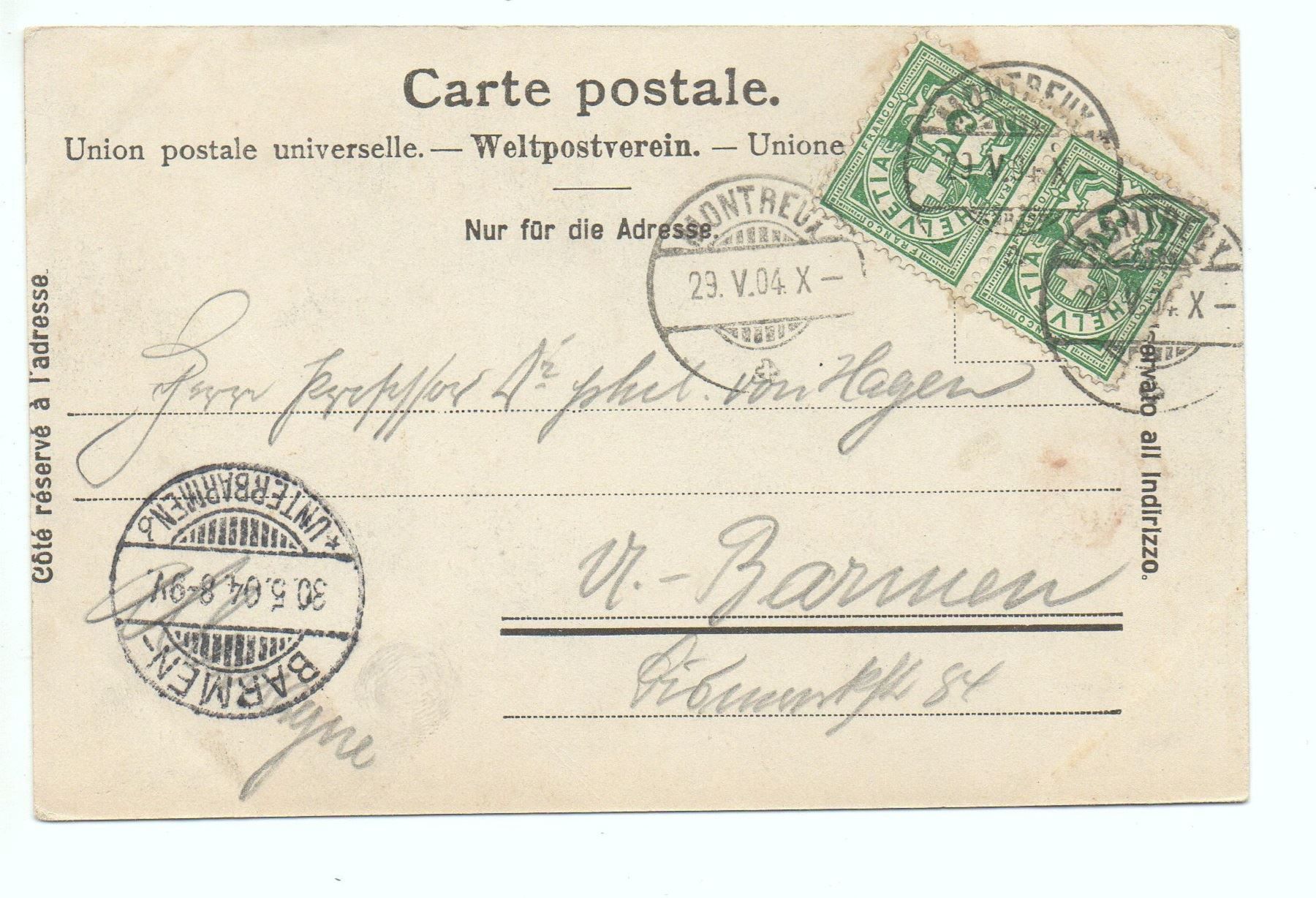 Cartes postales: MONTREUX Kursaal – D'occasion à Jona par philajona 1