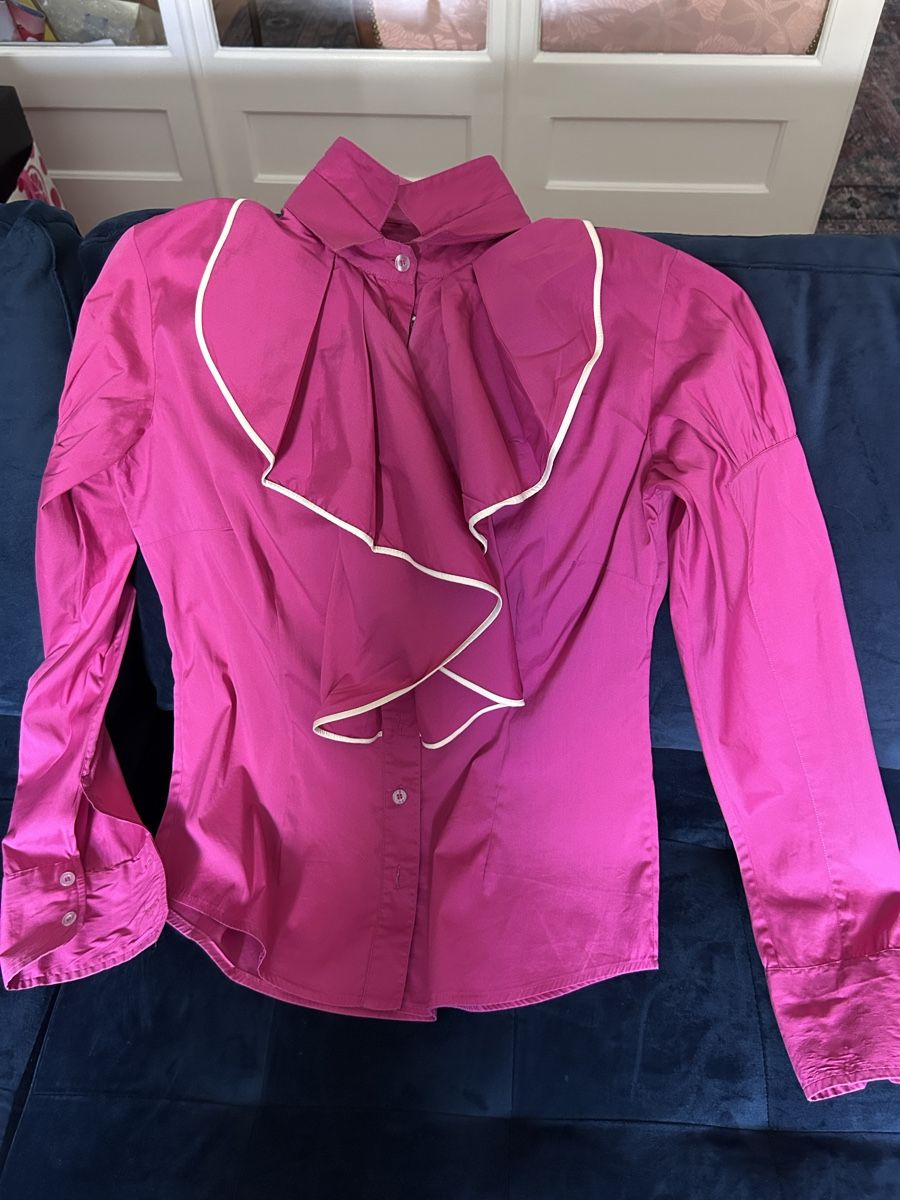 Camicette: Fuchsia colored cotton blouse size S – Usato da Biel/Bienne venduto da zit_v5yc